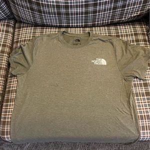 Olive Green, North Face Tshirt